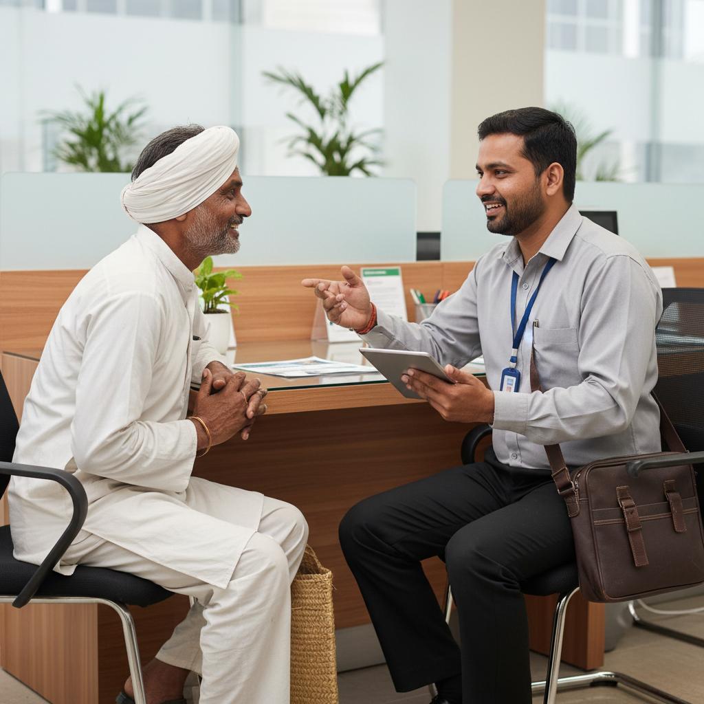 Professional with laptop showing thumbs up